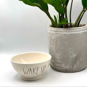 Rae Dunn WAKE UP cereal bowl